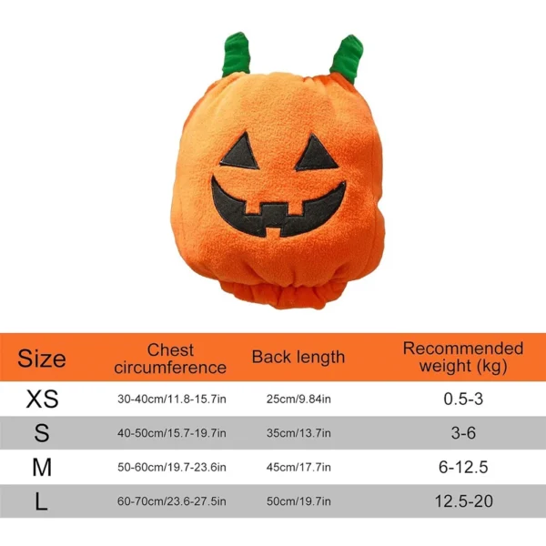 Halloween Dog Costumes Dog Cat Two Legged Pet Cute Pumpkin Cloth Pet Dog Clothes Dog Two Legged Pet Cute Pumpkin Clothes - Image 6