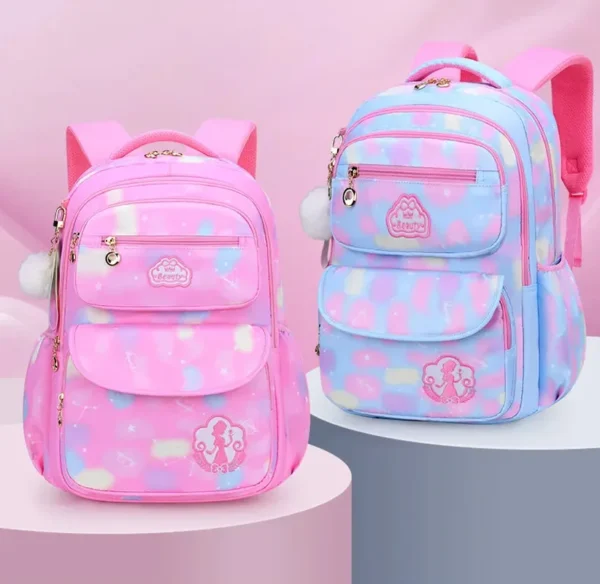 Children's Shoulder Bag Girl Backpack School Bag Purple Travel Teen Schoolbag Primary Kawaii Cute Waterproof Kid Girl Backpack - Image 3