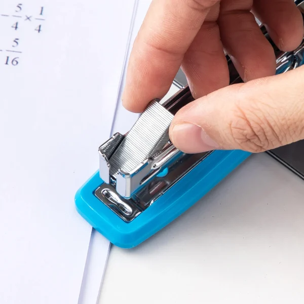 Deli Colorful Mini Stapler NO.10 Metal Effortless Fashion Staplers With Portable Compact Kawaii Stationery Shool Office Supplies - Image 3