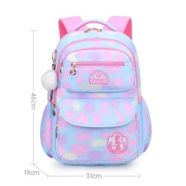 Children's Shoulder Bag Girl Backpack School Bag Purple Travel Teen Schoolbag Primary Kawaii Cute Waterproof Kid Girl Backpack - Image 8