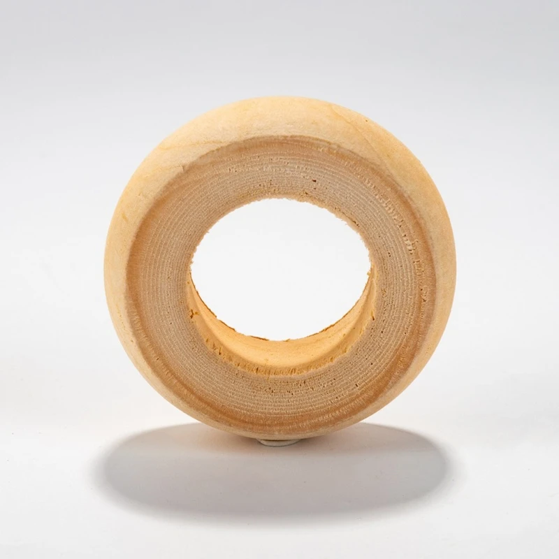 10 Pack Wooden Napkin Rings Dinner Round Napkin Holder Towel Serviette Tableware - Image 5