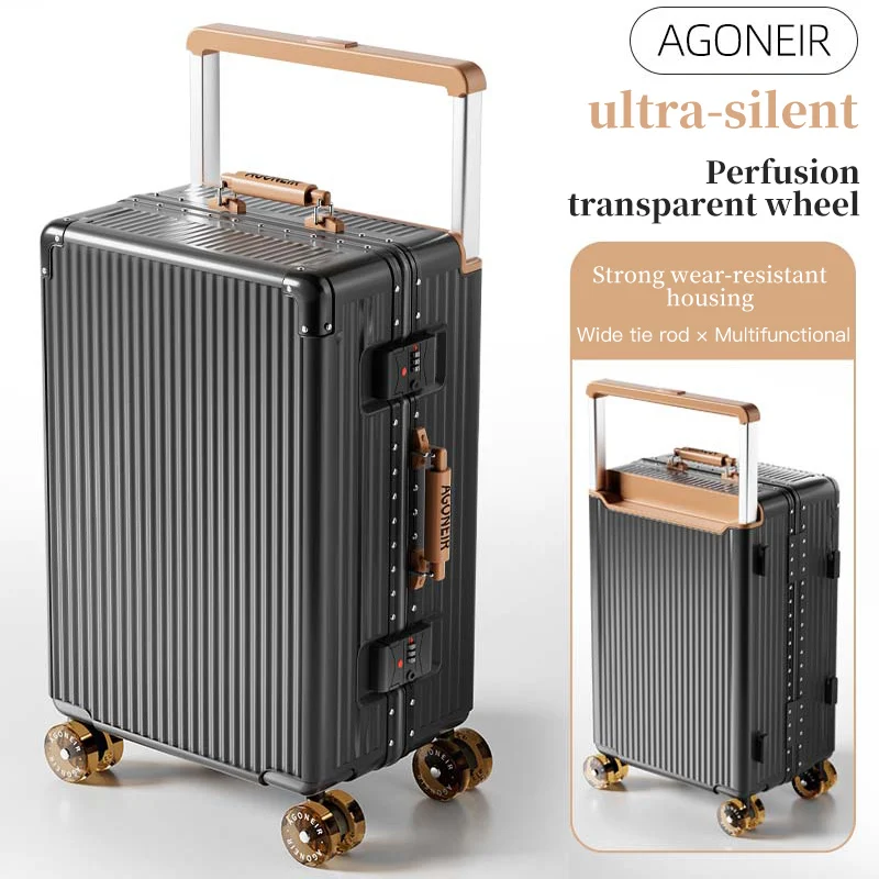 Wide pull rod high-quality luggage. It has a high appearance level and is a new style in 2024. It is suitable for both girls and - Image 7