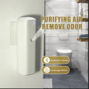 Small Aromatic Oil Diffuser Bluetooth Fragrance Diffuser Socket Style Aroma Oil Diffuser For Home Toilet Air Freshener Device