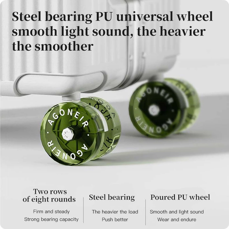 Wide pull rod high-quality luggage. It has a high appearance level and is a new style in 2024. It is suitable for both girls and - Image 4